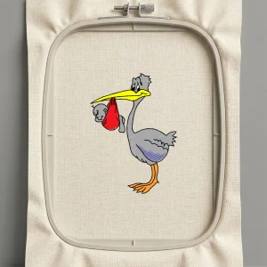 Дизайн машинной вышивки. Птицы (Размер 43x60мм). Форматы: DST PES JEF VP3 EXP XXX . Стежков: 3563