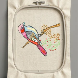 Дизайн машинной вышивки. Птицы (Размер 196x162мм). Форматы: DST PES JEF VP3 EXP XXX . Стежков: 31917