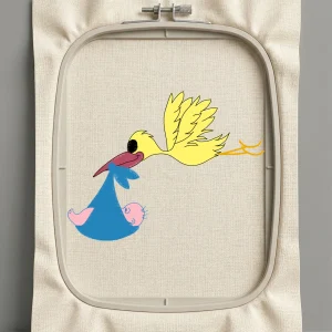 Дизайн машинной вышивки. Птицы (Размер 124x94мм). Форматы: DST PES JEF VP3 EXP XXX . Стежков: 9177