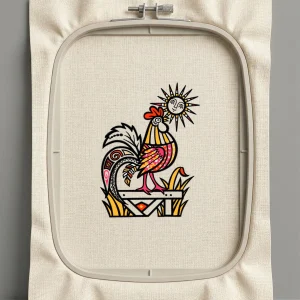 Дизайн машинной вышивки. Птицы (Размер 146x198мм). Форматы: DST PES JEF VP3 EXP XXX . Стежков: 47038