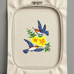 Дизайн машинной вышивки. Птицы (Размер 79x93мм). Форматы: DST PES JEF VP3 EXP XXX . Стежков: 7948