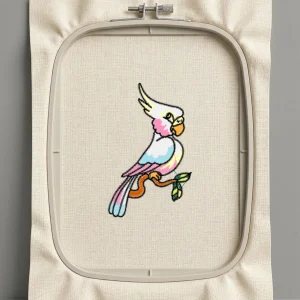 Дизайн машинной вышивки. Птицы (Размер 55x89мм). Форматы: DST PES JEF VP3 EXP XXX . Стежков: 7344