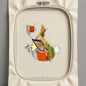 Дизайн машинной вышивки. Птицы (Размер 124x131мм). Форматы: DST PES JEF VP3 EXP XXX . Стежков: 23342