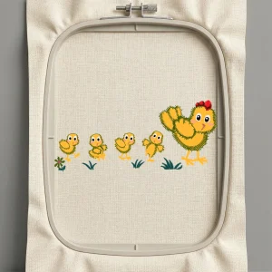 Дизайн машинной вышивки. Птицы (Размер 125x55мм). Форматы: DST PES JEF VP3 EXP XXX . Стежков: 8884