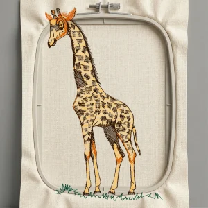 Дизайн машинной вышивки. Животные (Размер 66x109мм). Форматы: DST PES JEF VP3 EXP XXX . Стежков: 6509