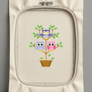 Дизайн машинной вышивки. Птицы (Размер 103x125мм). Форматы: DST PES JEF VP3 EXP XXX . Стежков: 13026