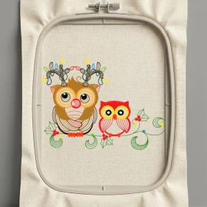 Дизайн машинной вышивки. Птицы (Размер 97x72мм). Форматы: DST PES JEF VP3 EXP XXX . Стежков: 7847