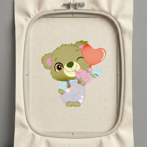 Дизайн машинной вышивки. Животные (Размер 129x132мм). Форматы: DST PES JEF VP3 EXP XXX . Стежков: 17068