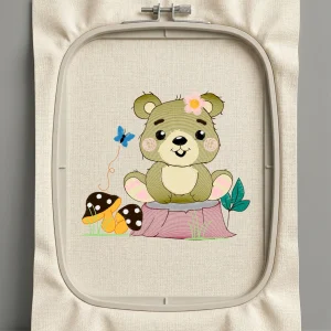 Дизайн машинной вышивки. Животные (Размер 129x114мм). Форматы: DST PES JEF VP3 EXP XXX . Стежков: 17730