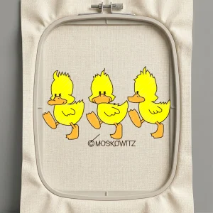 Дизайн машинной вышивки. Птицы (Размер 70x44мм). Форматы: DST PES JEF VP3 EXP XXX . Стежков: 5154