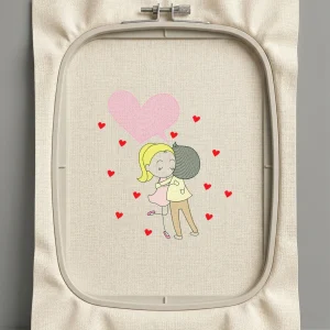 Дизайн машинной вышивки. Любовь (Размер 108x120мм). Форматы: DST PES JEF VP3 EXP XXX . Стежков: 5660