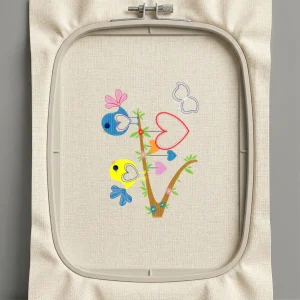 Дизайн машинной вышивки. Любовь (Размер 148x207мм). Форматы: DST PES JEF VP3 EXP XXX . Стежков: 14133