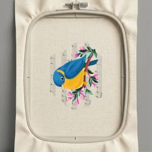 Дизайн машинной вышивки. Птицы (Размер 123x163мм). Форматы: DST PES JEF VP3 EXP XXX . Стежков: 31594