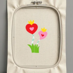 Дизайн машинной вышивки. Любовь (Размер 41x62мм). Форматы: DST PES JEF VP3 EXP XXX . Стежков: 2826