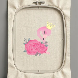 Дизайн машинной вышивки. Роза (Размер 109x120мм). Форматы: DST PES JEF VP3 EXP XXX . Стежков: 14170