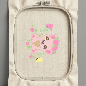 Дизайн машинной вышивки. Роза (Размер 146x160мм). Форматы: DST PES JEF VP3 EXP XXX . Стежков: 24031