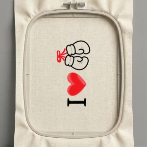 Дизайн машинной вышивки. Любовь (Размер 90x178мм). Форматы: DST PES JEF VP3 EXP XXX . Стежков: 9576