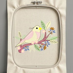 Дизайн машинной вышивки. Птицы (Размер 98x74мм). Форматы: DST PES JEF VP3 EXP XXX . Стежков: 9724