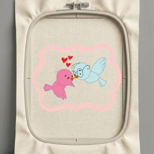 Дизайн машинной вышивки. Любовь (Размер 99x78мм). Форматы: DST PES JEF VP3 EXP XXX . Стежков: 6234