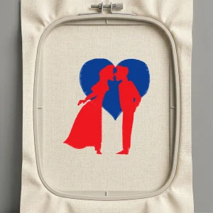 Дизайн машинной вышивки. Любовь (Размер 82x90мм). Форматы: DST PES JEF VP3 EXP XXX . Стежков: 11765