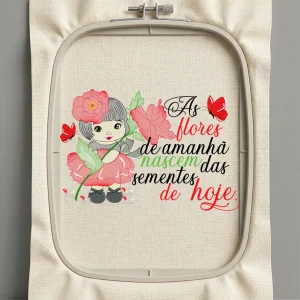 Дизайн машинной вышивки. Роза (Размер 265x179мм). Форматы: DST PES JEF VP3 EXP XXX . Стежков: 43178