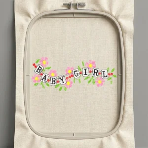 Дизайн машинной вышивки. Роза (Размер 100x40мм). Форматы: DST PES JEF VP3 EXP XXX . Стежков: 6859