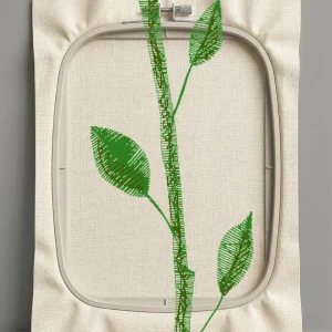 Дизайн машинной вышивки. Роза (Размер 26x99мм). Форматы: DST PES JEF VP3 EXP XXX . Стежков: 2389