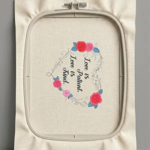 Дизайн машинной вышивки. Роза (Размер 198x234мм). Форматы: DST PES JEF VP3 EXP XXX . Стежков: 27733