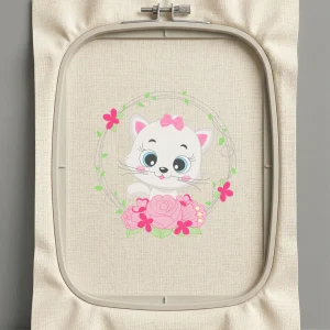 Дизайн машинной вышивки. Роза (Размер 154x160мм). Форматы: DST PES JEF VP3 EXP XXX . Стежков: 20626