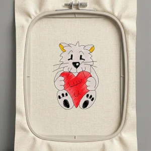 Дизайн машинной вышивки. Любовь (Размер 66x97мм). Форматы: DST PES JEF VP3 EXP XXX . Стежков: 10562