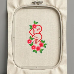 Дизайн машинной вышивки. Роза (Размер 99x164мм). Форматы: DST PES JEF VP3 EXP XXX . Стежков: 13065