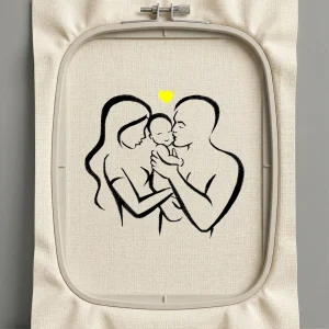 Дизайн машинной вышивки. Любовь (Размер 150x139мм). Форматы: DST PES JEF VP3 EXP XXX . Стежков: 10765