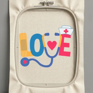 Дизайн машинной вышивки. Любовь (Размер 160x122мм). Форматы: DST PES JEF VP3 EXP XXX . Стежков: 18317