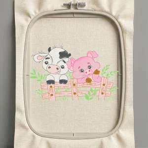 Дизайн машинной вышивки. Животные (Размер 120x77мм). Форматы: DST PES JEF VP3 EXP XXX . Стежков: 11431