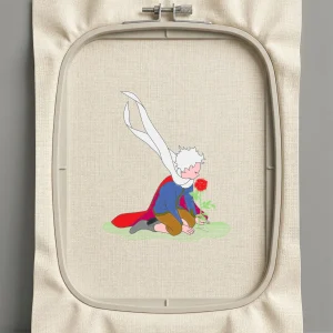 Дизайн машинной вышивки. Роза (Размер 102x120мм). Форматы: DST PES JEF VP3 EXP XXX . Стежков: 14328