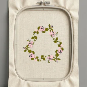 Дизайн машинной вышивки. Роза (Размер 154x149мм). Форматы: DST PES JEF VP3 EXP XXX . Стежков: 26201