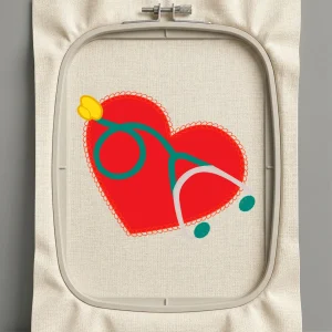 Дизайн машинной вышивки. Любовь (Размер 100x84мм). Форматы: DST PES JEF VP3 EXP XXX . Стежков: 23615