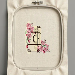 Дизайн машинной вышивки. Роза (Размер 126x169мм). Форматы: DST PES JEF VP3 EXP XXX . Стежков: 34131