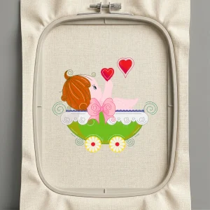 Дизайн машинной вышивки. Любовь (Размер 127x115мм). Форматы: DST PES JEF VP3 EXP XXX . Стежков: 26670