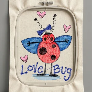 Дизайн машинной вышивки. Любовь (Размер 52x70мм). Форматы: DST PES JEF VP3 EXP XXX . Стежков: 5426