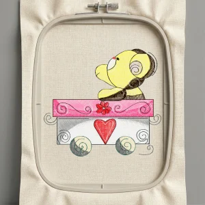 Дизайн машинной вышивки. Любовь (Размер 78x72мм). Форматы: DST PES JEF VP3 EXP XXX . Стежков: 11674