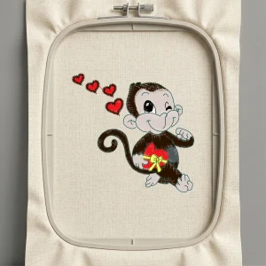 Дизайн машинной вышивки. Любовь (Размер 73x71мм). Форматы: DST PES JEF VP3 EXP XXX . Стежков: 7063