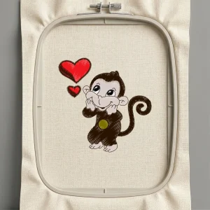 Дизайн машинной вышивки. Любовь (Размер 78x79мм). Форматы: DST PES JEF VP3 EXP XXX . Стежков: 6953