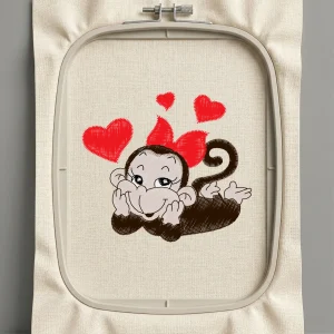 Дизайн машинной вышивки. Любовь (Размер 73x65мм). Форматы: DST PES JEF VP3 EXP XXX . Стежков: 7256