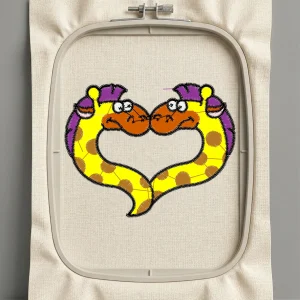 Дизайн машинной вышивки. Любовь (Размер 88x70мм). Форматы: DST PES JEF VP3 EXP XXX . Стежков: 10081