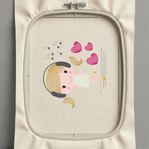 Дизайн машинной вышивки. Любовь (Размер 129x137мм). Форматы: DST PES JEF VP3 EXP XXX . Стежков: 12155