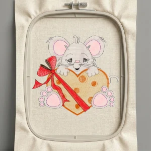 Дизайн машинной вышивки. Любовь (Размер 110x101мм). Форматы: DST PES JEF VP3 EXP XXX . Стежков: 22144