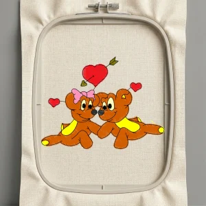 Дизайн машинной вышивки. Любовь (Размер 99x74мм). Форматы: DST PES JEF VP3 EXP XXX . Стежков: 8638