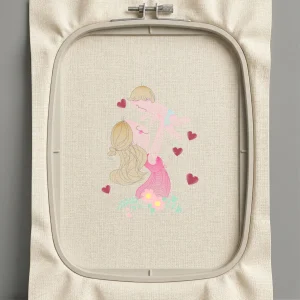 Дизайн машинной вышивки. Любовь (Размер 120x167мм). Форматы: DST PES JEF VP3 EXP XXX . Стежков: 11172