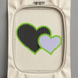 Дизайн машинной вышивки. Любовь (Размер 58x41мм). Форматы: DST PES JEF VP3 EXP XXX . Стежков: 1803